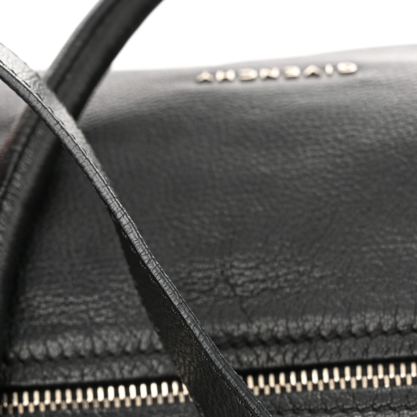 Sugar Goatskin Large Pandora Black