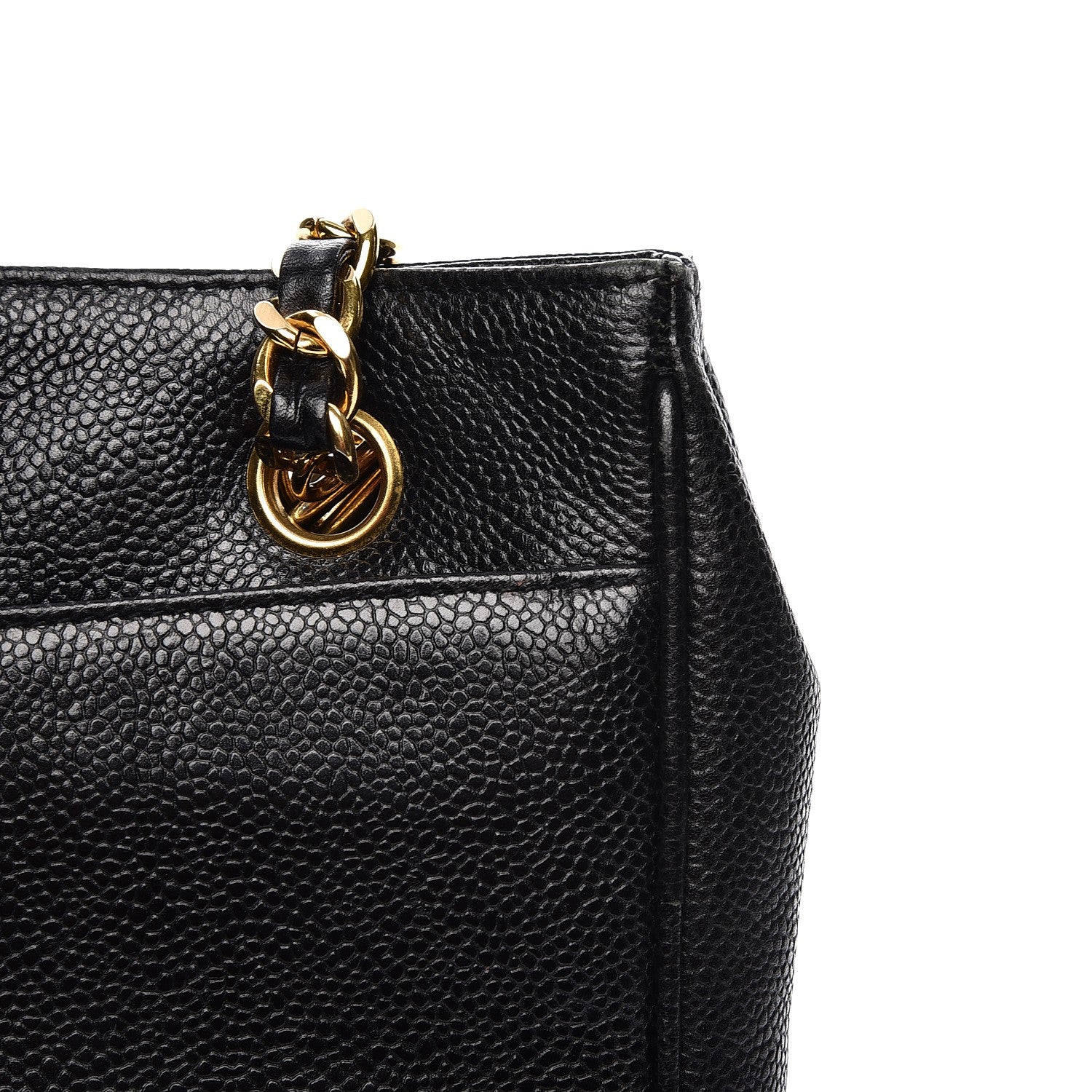 Chanel Caviar CC Shoulder Bag Black 18 of 18