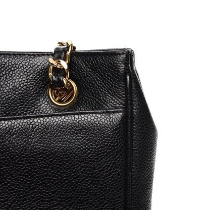Chanel Caviar CC Shoulder Bag Black 18 of 18
