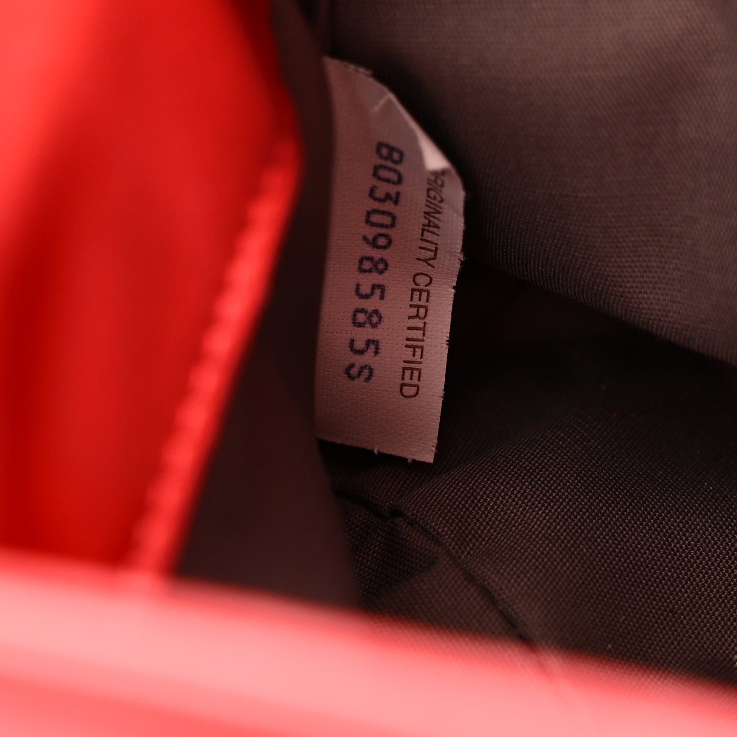 Nappa Intrecciato Mini Shoulder Bag Red
