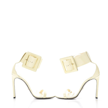 Gucci Patent Victorie Sandals 38 White 6 of 13