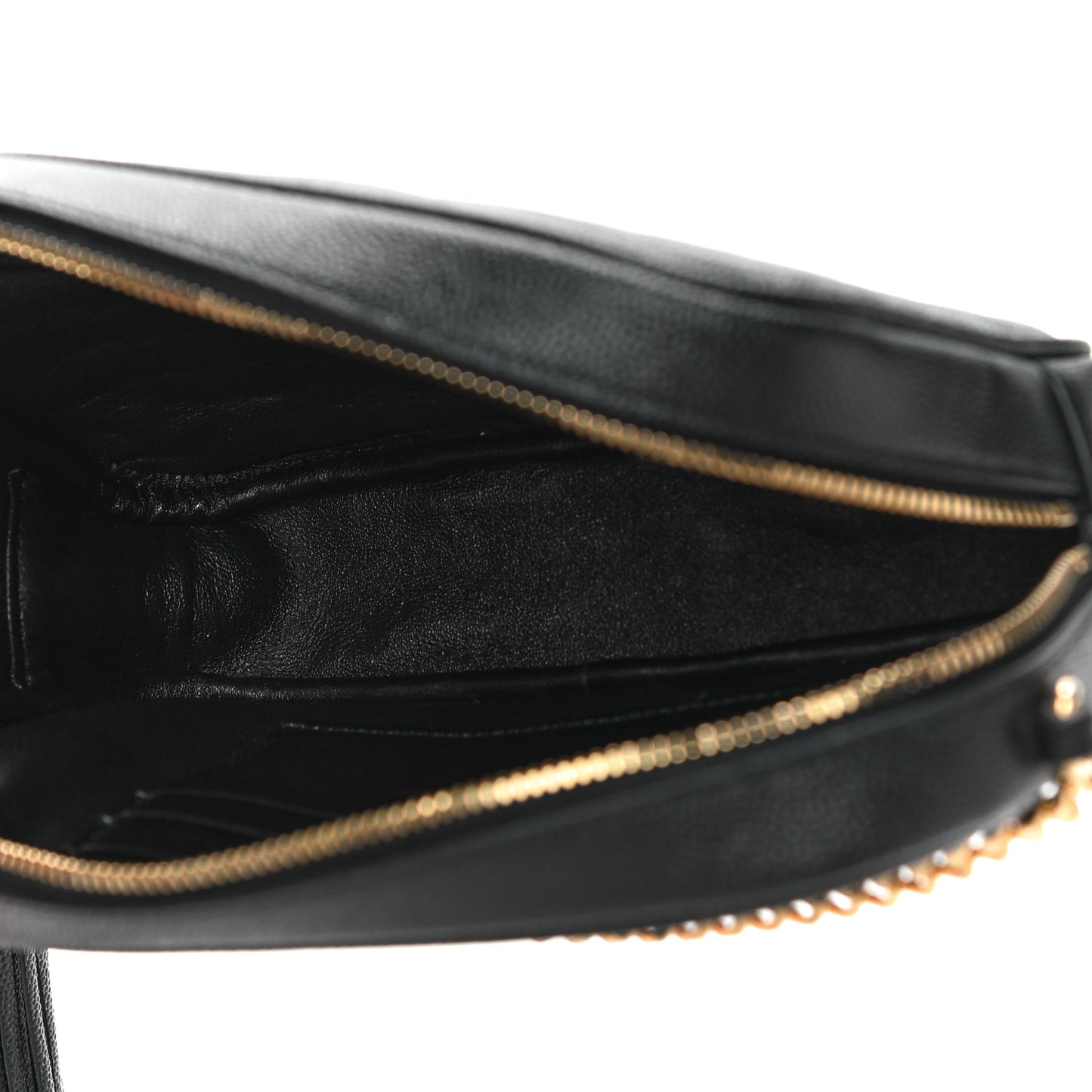 Grain De Poudre Matelasse Monogram Mini Lou Camera Bag Black