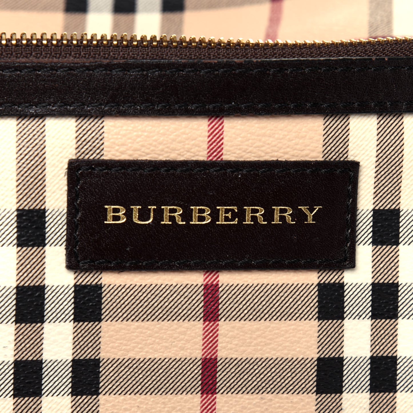 Haymarket Check Small Canterbury Tote Chocolate
