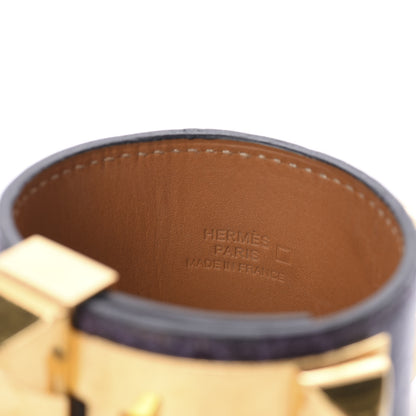 Hermes Shiny Alligator Collier De Chien CDC Bracelet S Amethyst 3 of 3