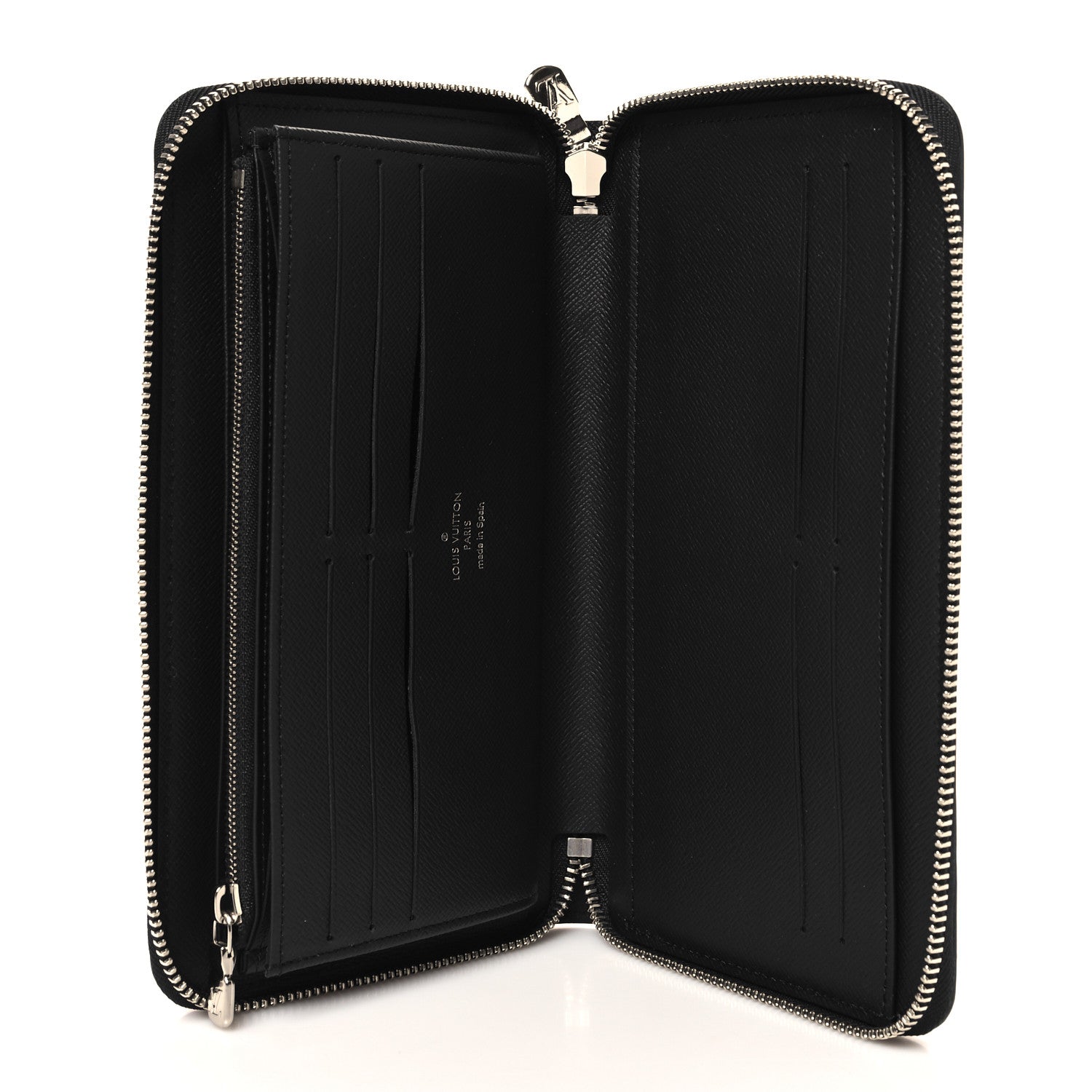 Louis Vuitton Epi Zippy Organizer Wallet Black 5 of 6