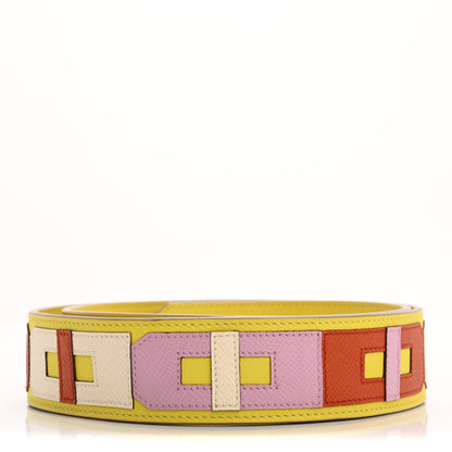 Hermes Epsom Swift Cuible Shoulder Strap Sanguine Lime Mauve Sylvestre Nata 2 of 11