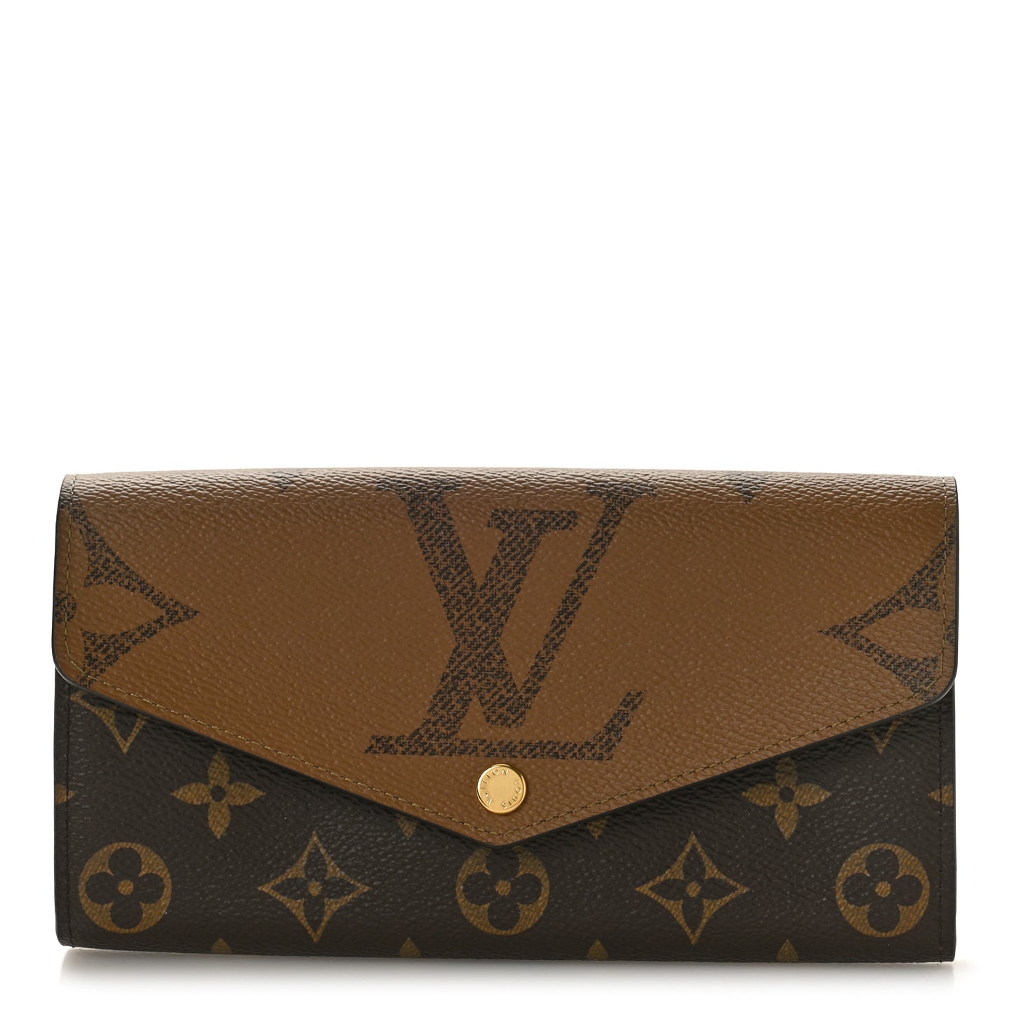 Reverse Monogram Giant Sarah Wallet