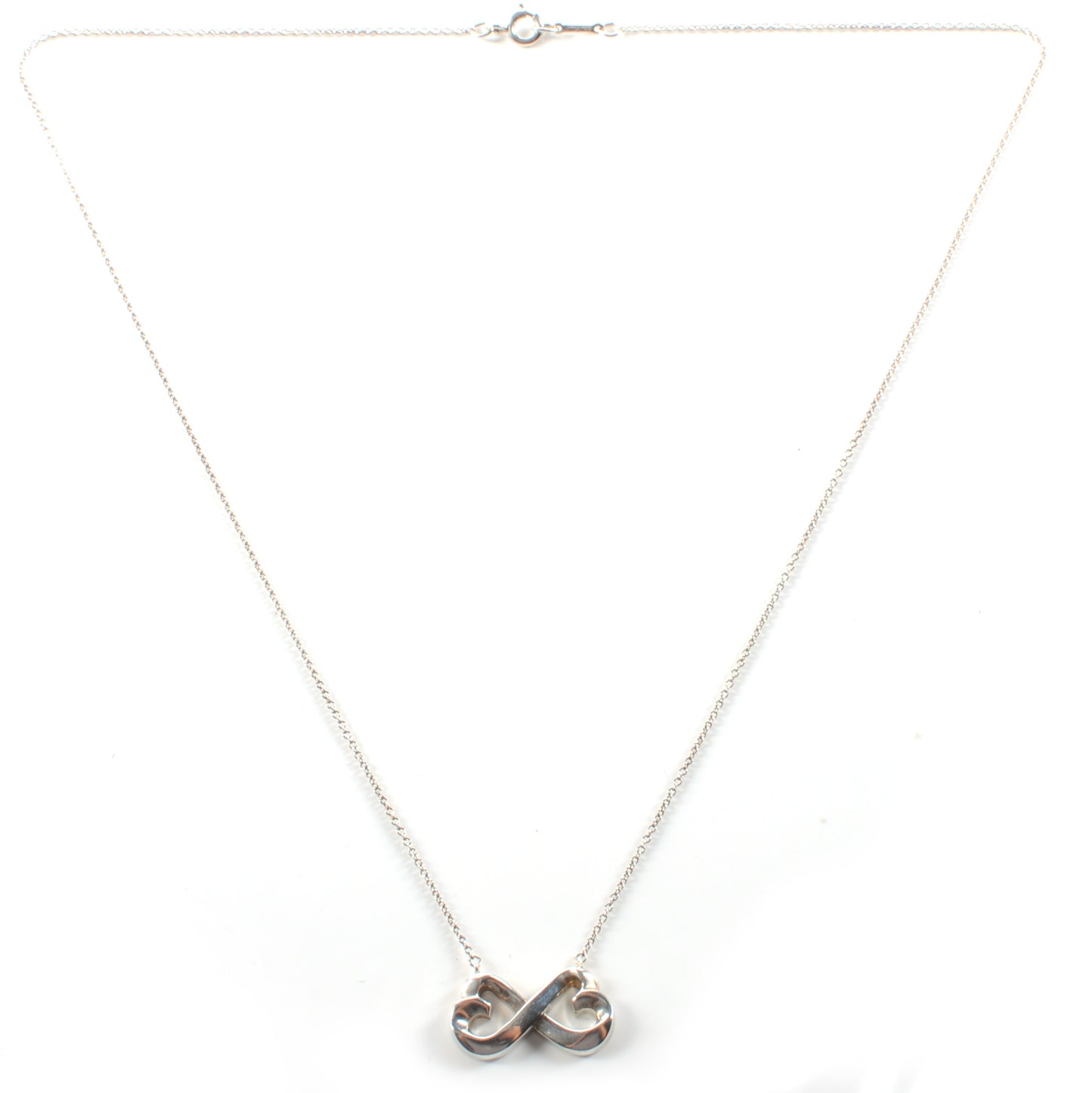 Sterling Silver Paloma Picasso Double Loving Heart Necklace