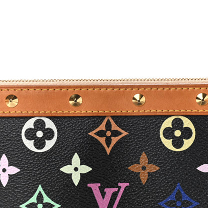 Louis Vuitton Monogram Multicolor Pochette Accessories Black 9 of 13