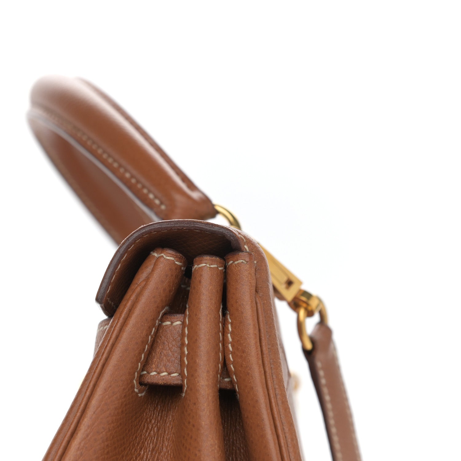 Hermes Courchevel Kelly Retourne 28 Gold 22 of 22