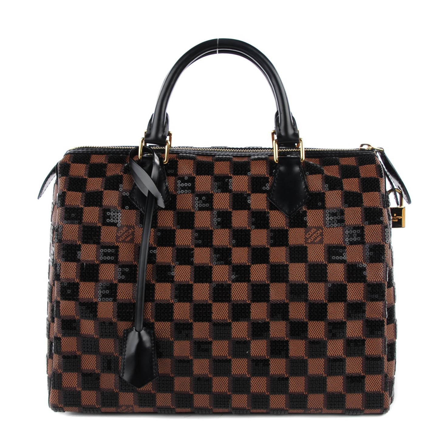Damier Paillettes Speedy 30 Black