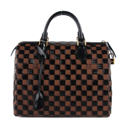 Louis Vuitton Damier Paillettes Speedy 30 Black 1 of 8