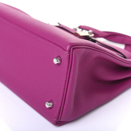 Hermes Togo Kelly Retourne 28 Rose Pourpre 9 of 42