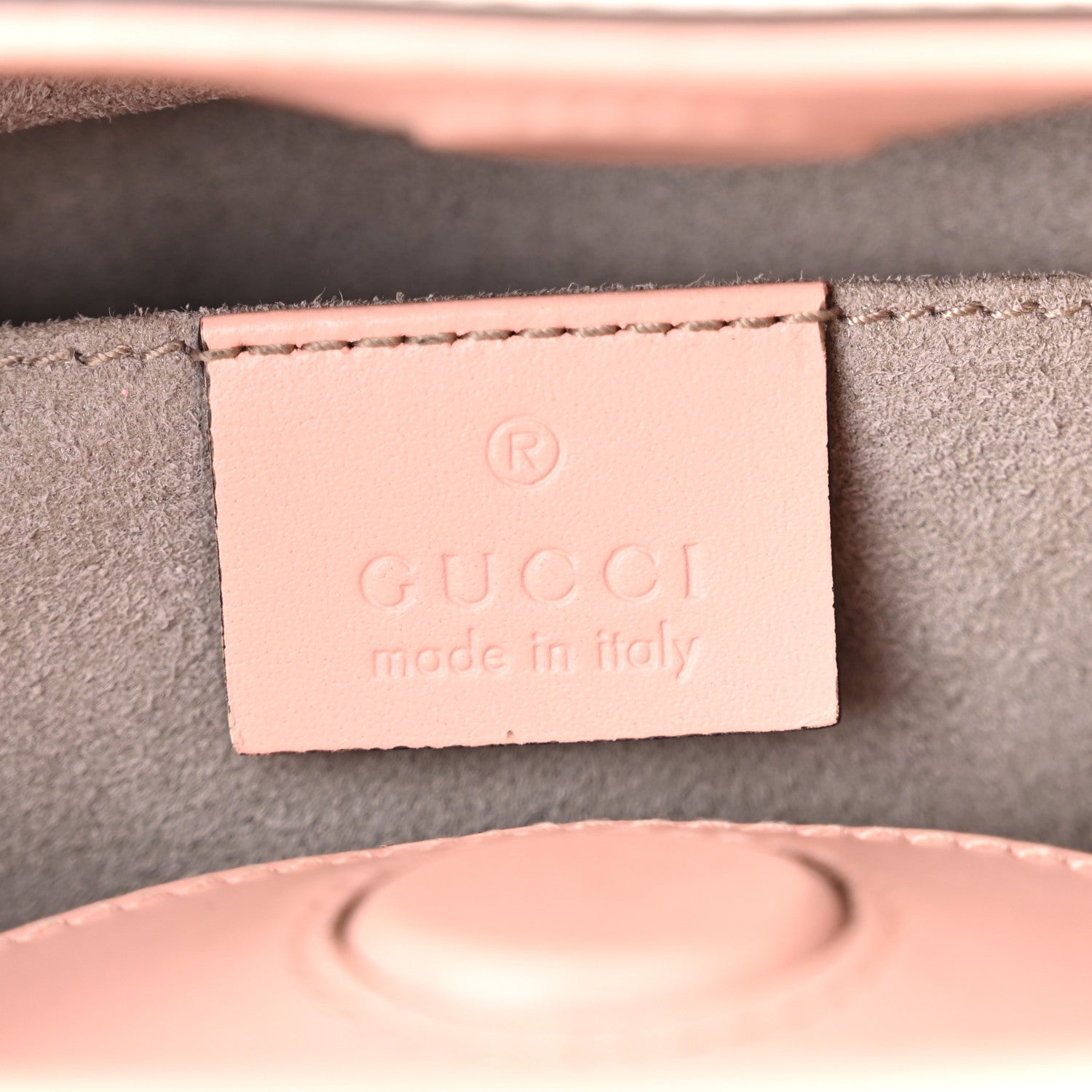 Gucci Nappa Bamboo Web Mini Nymphaea Top Handle Bag Perfect Pink Mystic White 6 of 10