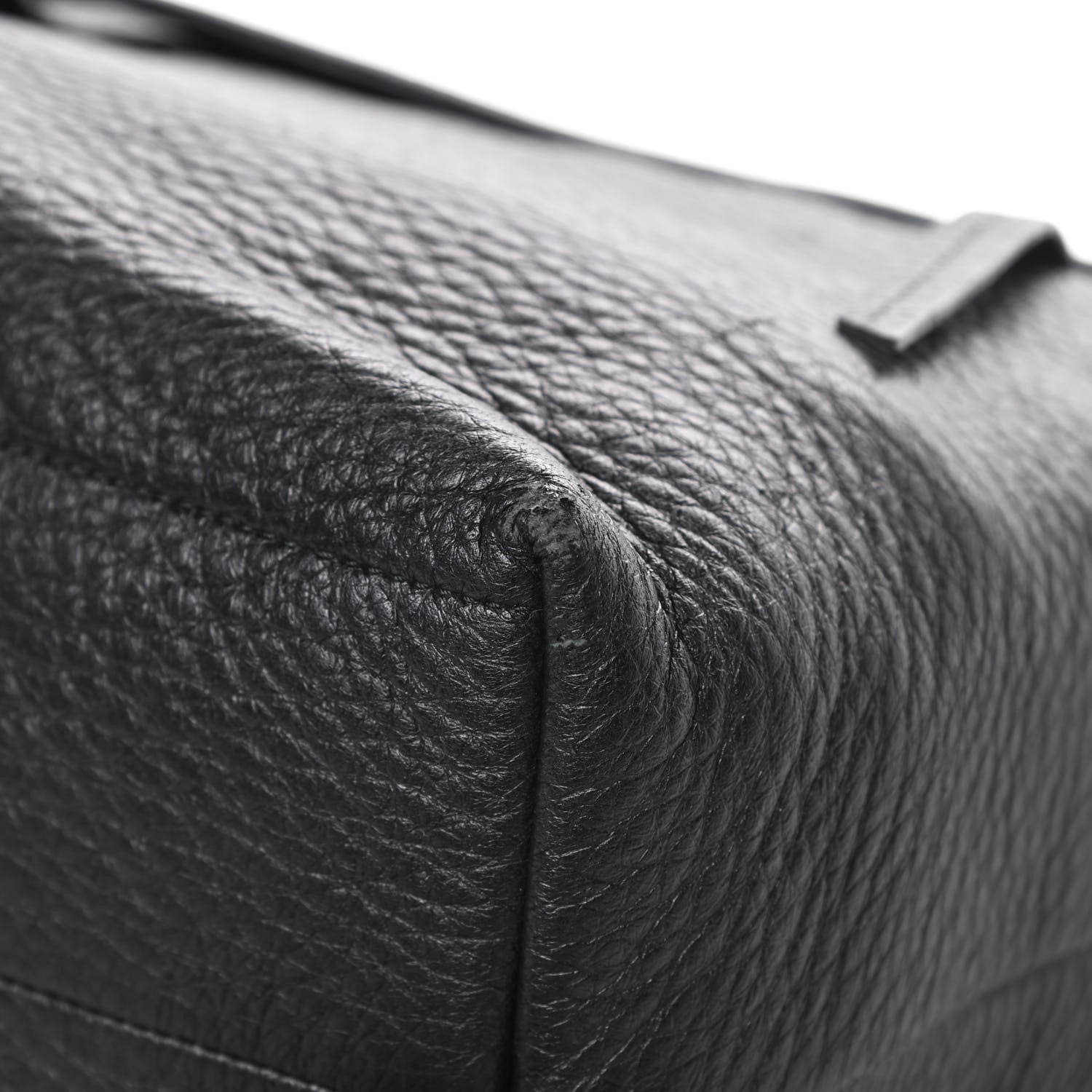 Prada Cervo Flap Shoulder Bag Black 10 of 18