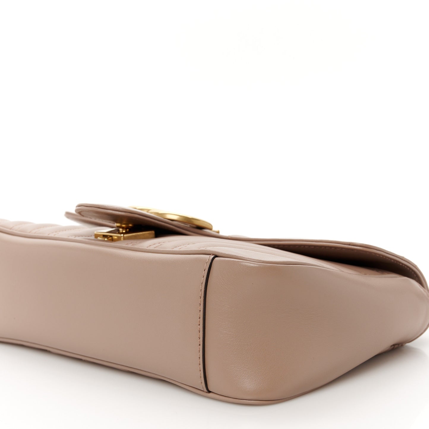 Calfskin Matelasse Small GG Marmont Shoulder Bag Porcelain Rose