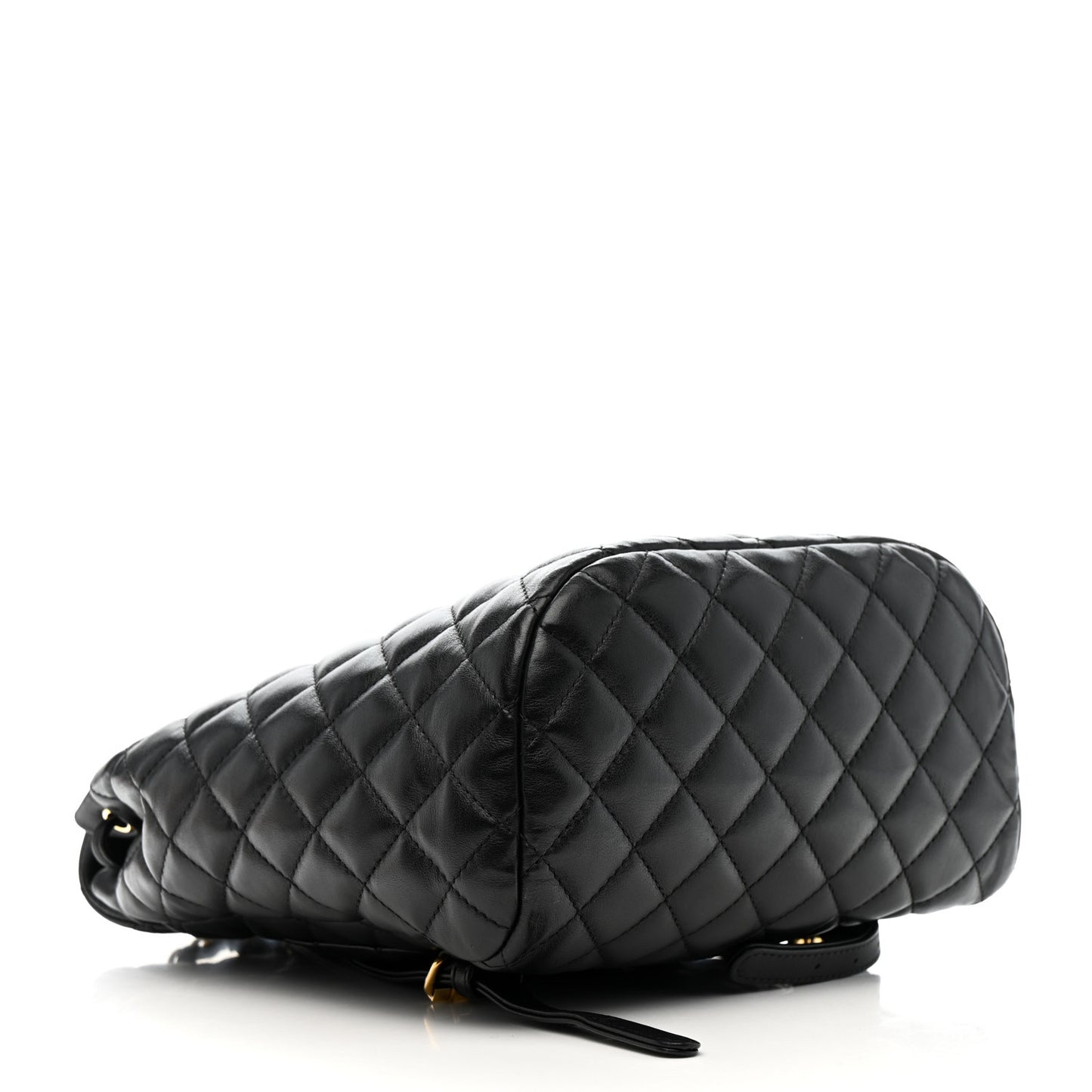 Calfskin Quilted Small Urban Spirit Backpack Black