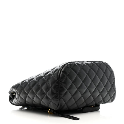 Chanel Calfskin Quilted Small Urban Spirit Backpack Black 4 of 12