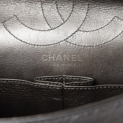 Chanel Metallic Aged Calfskin Quilted 2.55 Reissue 226 Flap Silver 8 of 11