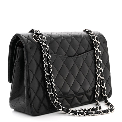 Chanel Lambskin Quilted Medium Double Flap Black 3 of 12