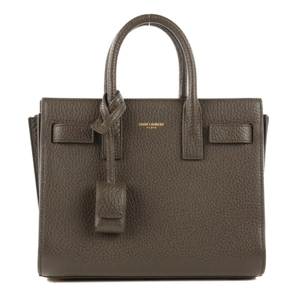 Saint Laurent Calfskin Nano Sac de Jour Grey 1 of 6
