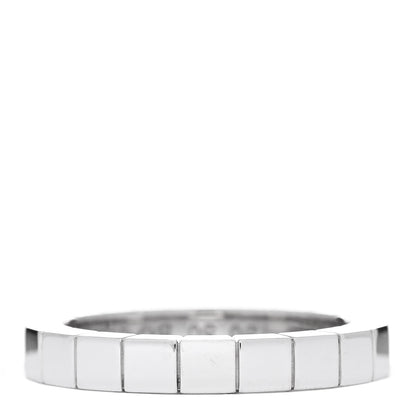 Cartier 18K White Gold Lanieres Ring 50 5.25 3 of 5