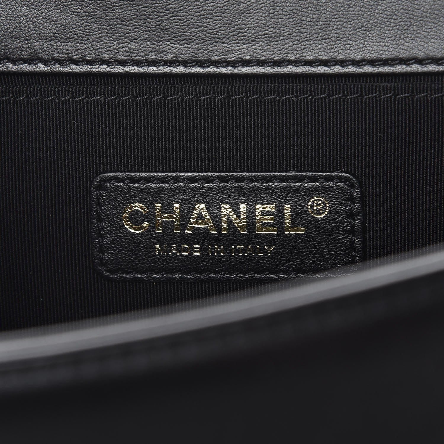 Chanel Lambskin Quilted Medium Boy Flap Black 6 of 8