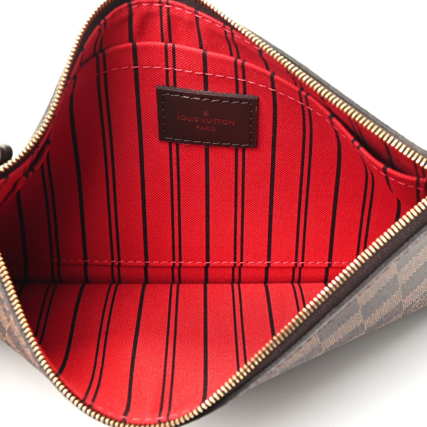 Louis Vuitton Damier Ebene Neverfull MM GM Pochette 3 of 3