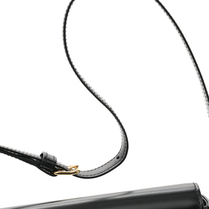 Celine Shiny Calfskin Triomphe Shoulder Bag Black 11 of 13