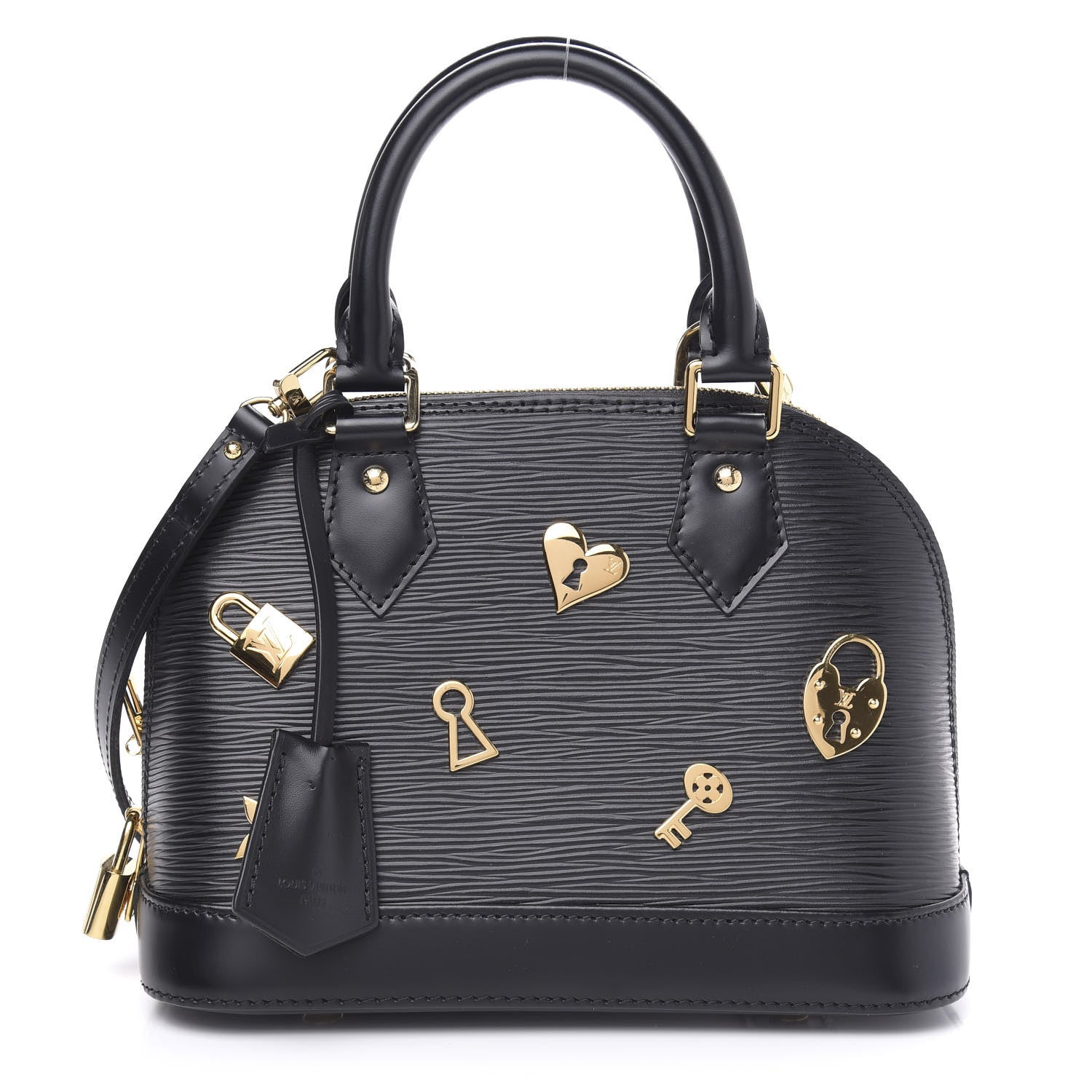 Louis Vuitton Epi Love Lock Alma BB Black 1 of 10