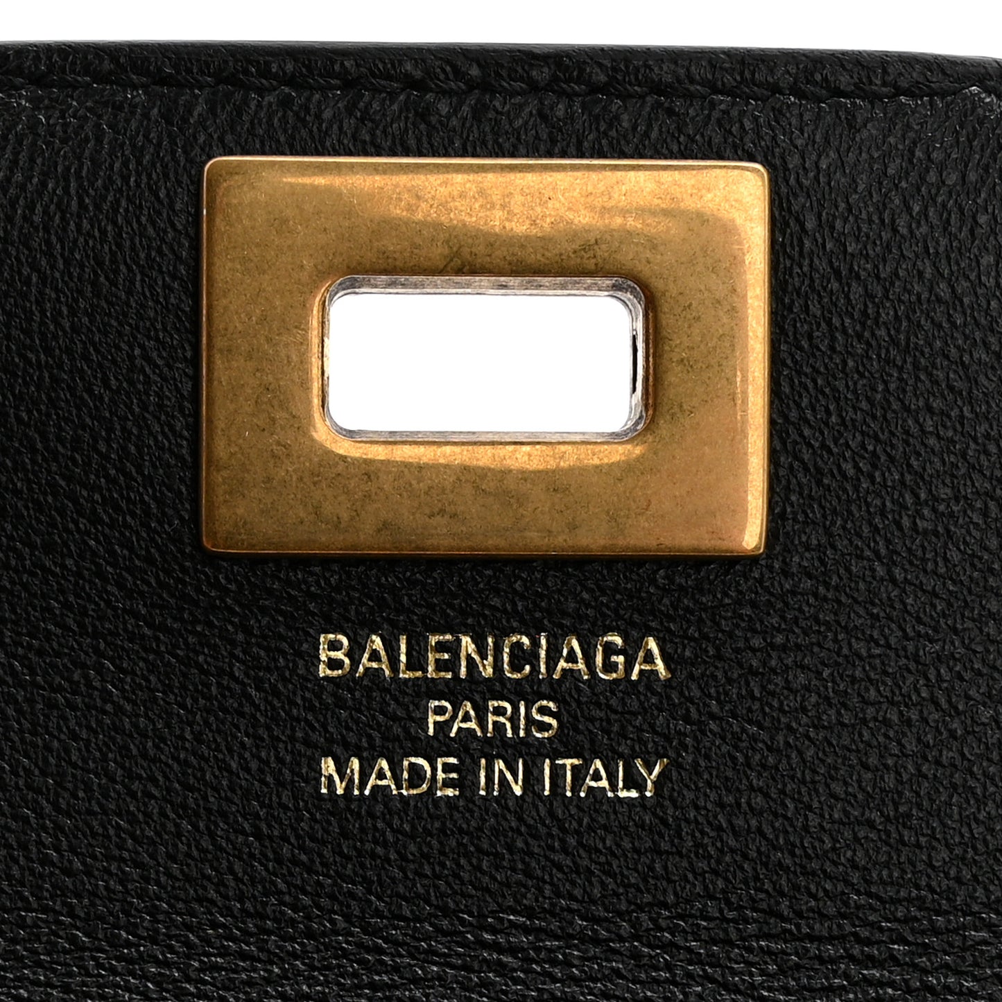 Natural Smooth Calfskin Rodeo Flap Wallet Black