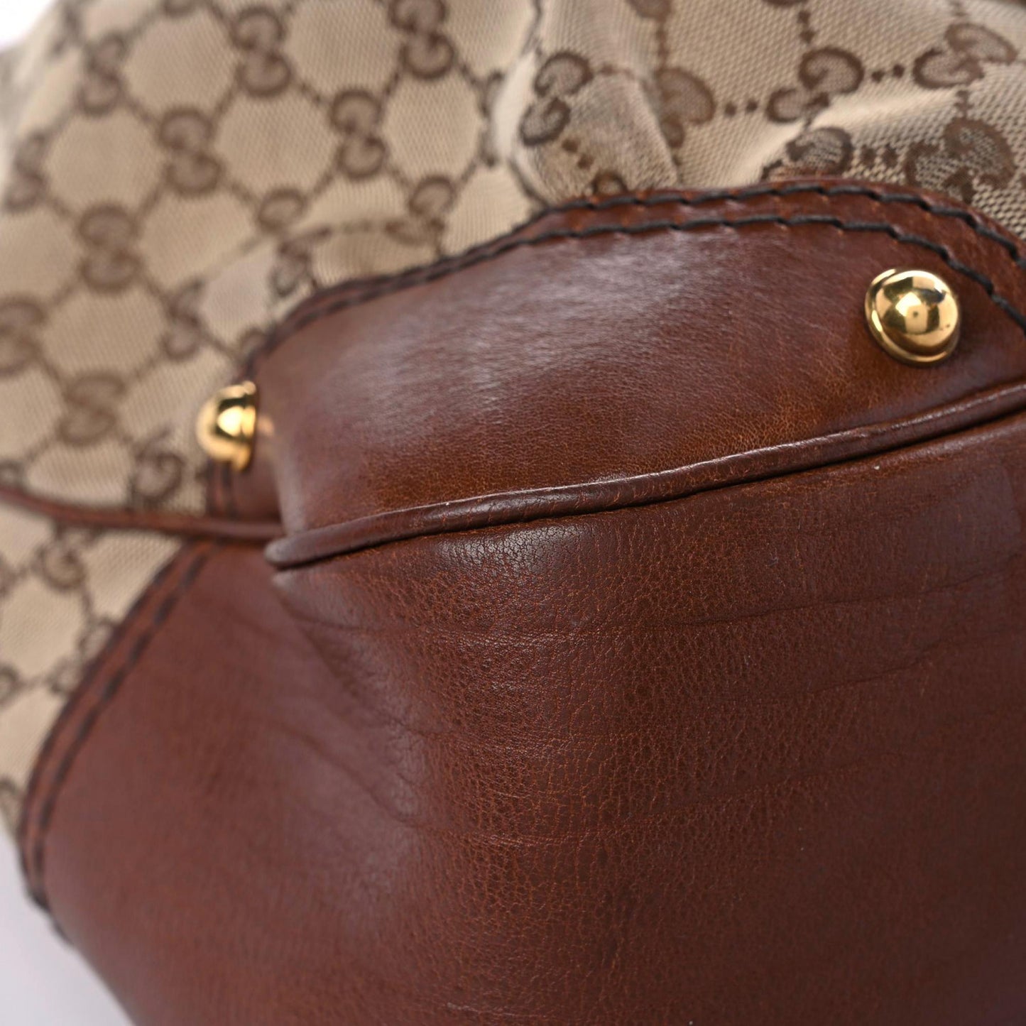 Monogram Large Jockey Hobo Dark Brown