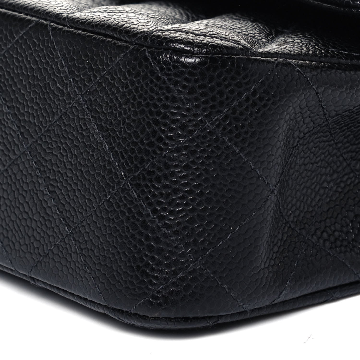 Chanel Caviar Quilted Medium Double Flap Black 9 of 9