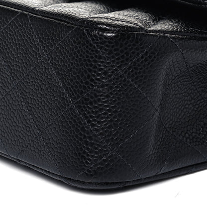 Chanel Caviar Quilted Medium Double Flap Black 9 of 9