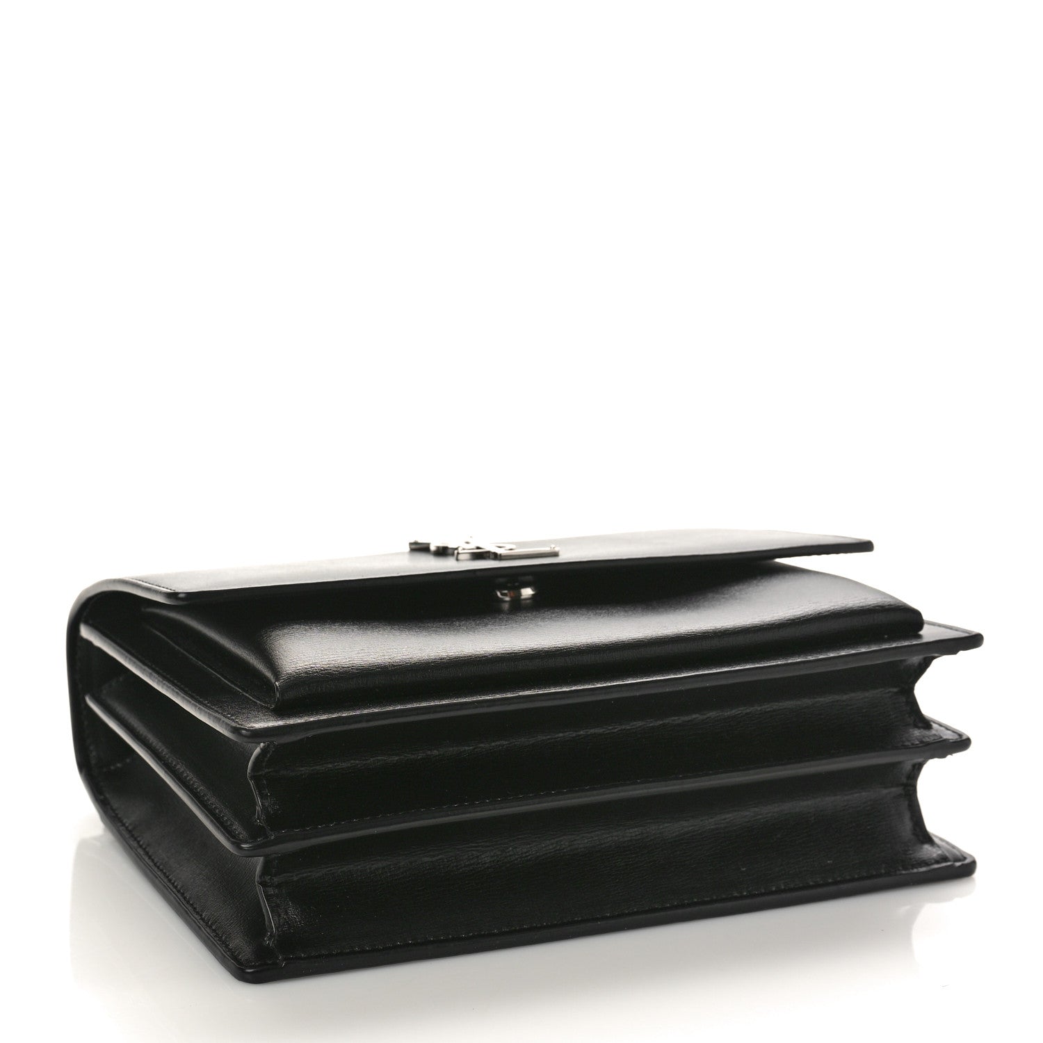 Saint Laurent Calfskin Medium Monogram Sunset Black 4 of 8