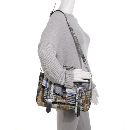 Proenza Schouler Leather PS1 Medium Gotham Print Satchel 2 of 10