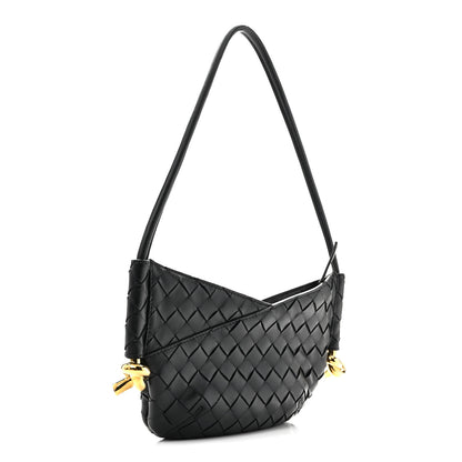 Bottega Veneta Nappa Intrecciato Mini Solstice Shoulder Bag Black 3 of 12