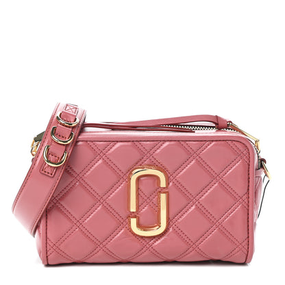 Marc Jacobs Calfskin Quilted The Softshot 21 Bag Santa Fe Red 1 of 10