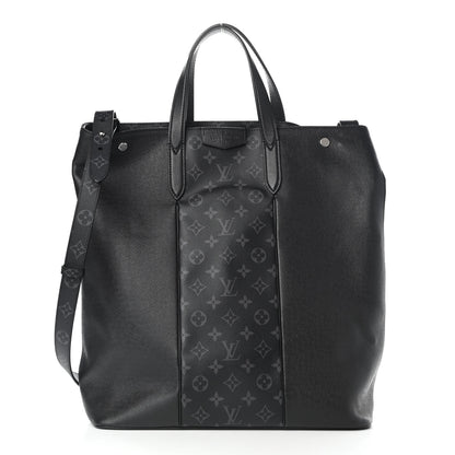 Louis Vuitton Taiga Monogram Eclipse Outdoor Tote Black 1 of 10