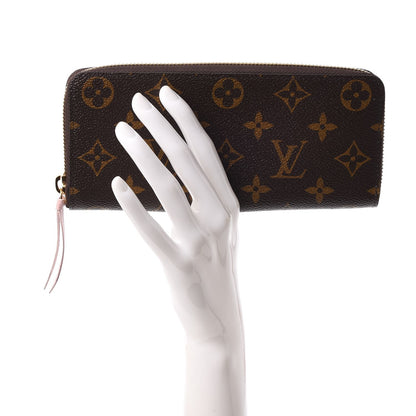 Louis Vuitton Monogram Clemence Wallet Rose Ballerine 2 of 8