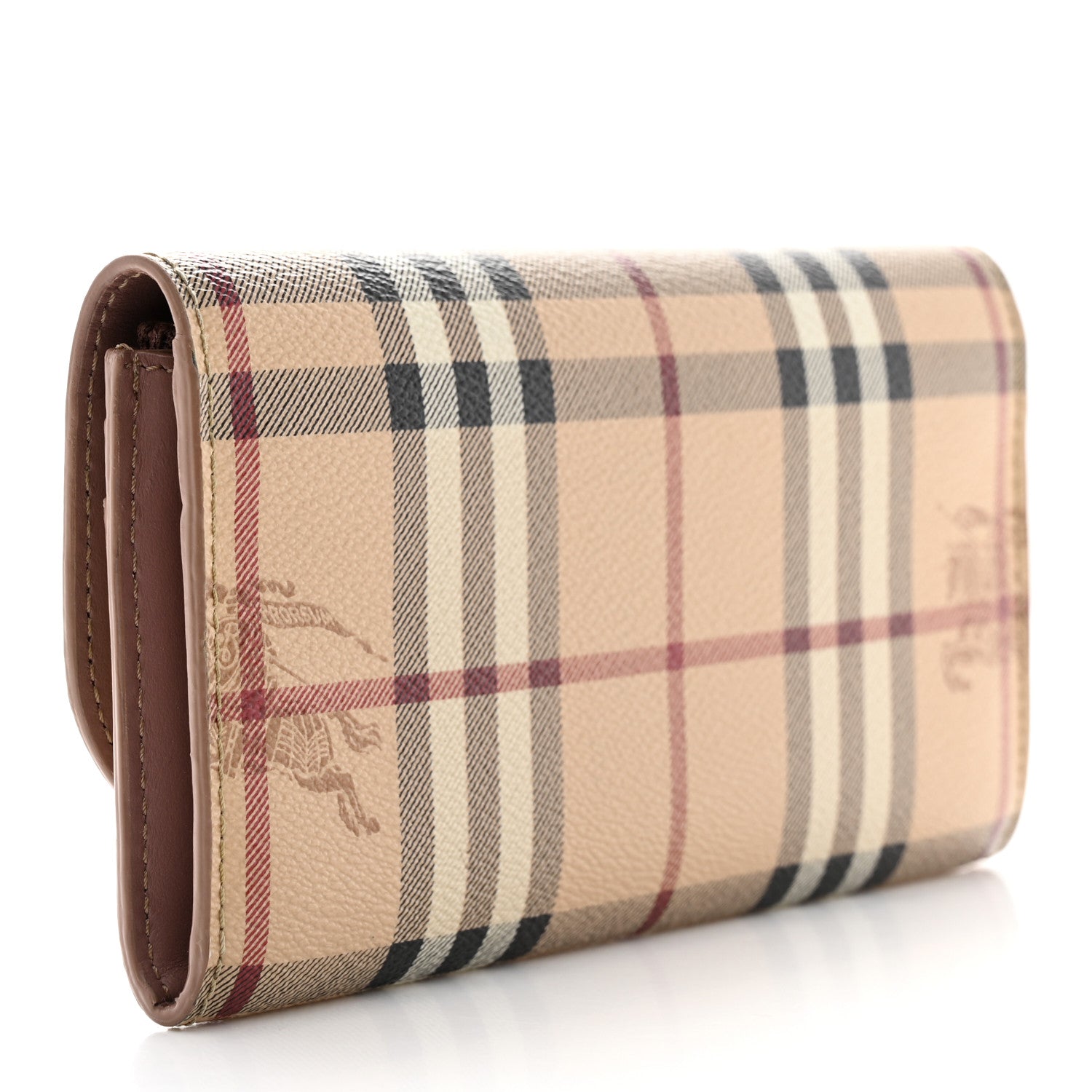 Burberry Haymarket Check Halton Wallet Dark Sand 3 of 12