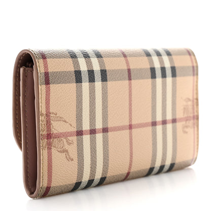 Burberry Haymarket Check Halton Wallet Dark Sand 3 of 12