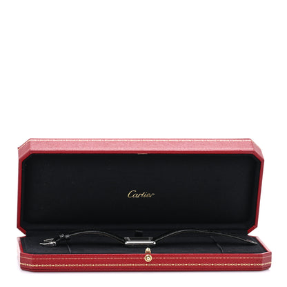 Cartier Stainless Steel Alligator 22mm Must de Cartier Tank Quartz Watch Black 5 of 5