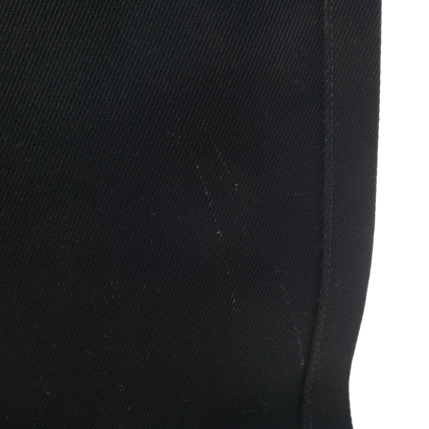 Saint Laurent Linen Calfskin Rive Gauche Tote Black 10 of 10