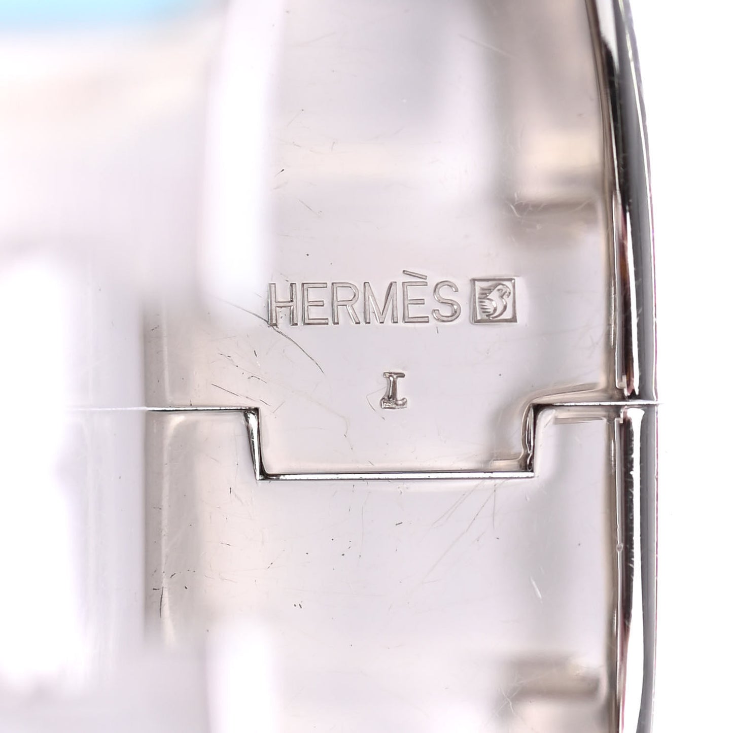 Enamel Wide Clic Clac H Bracelet GM Lagon