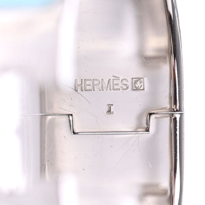 Hermes Enamel Wide Clic Clac H Bracelet GM Lagon 4 of 4