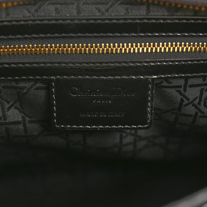 Christian Dior Patent Cannage Large Lady Dior Black 6 of 15