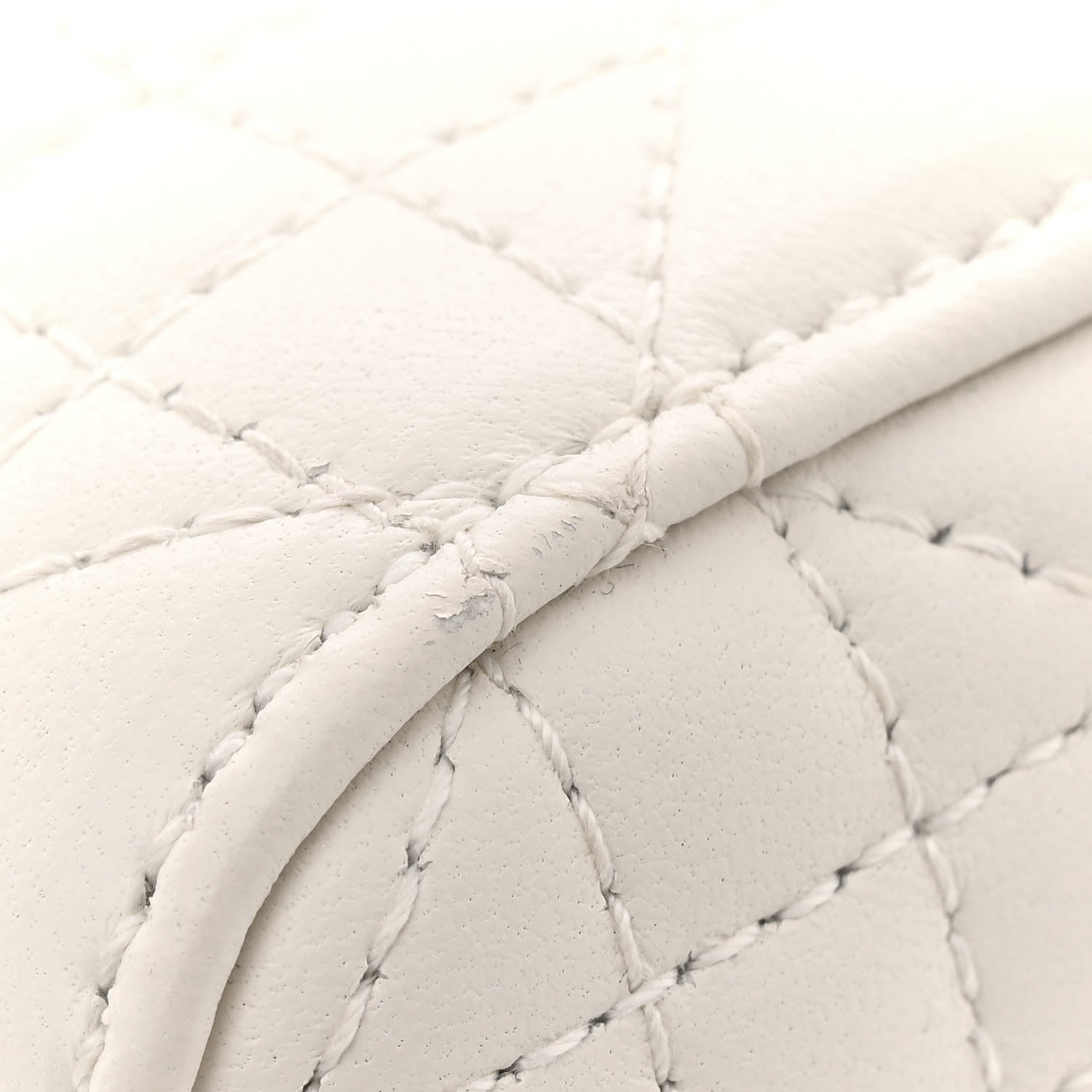 Christian Dior Lambskin Cannage Mini Lady Dior White 12 of 13