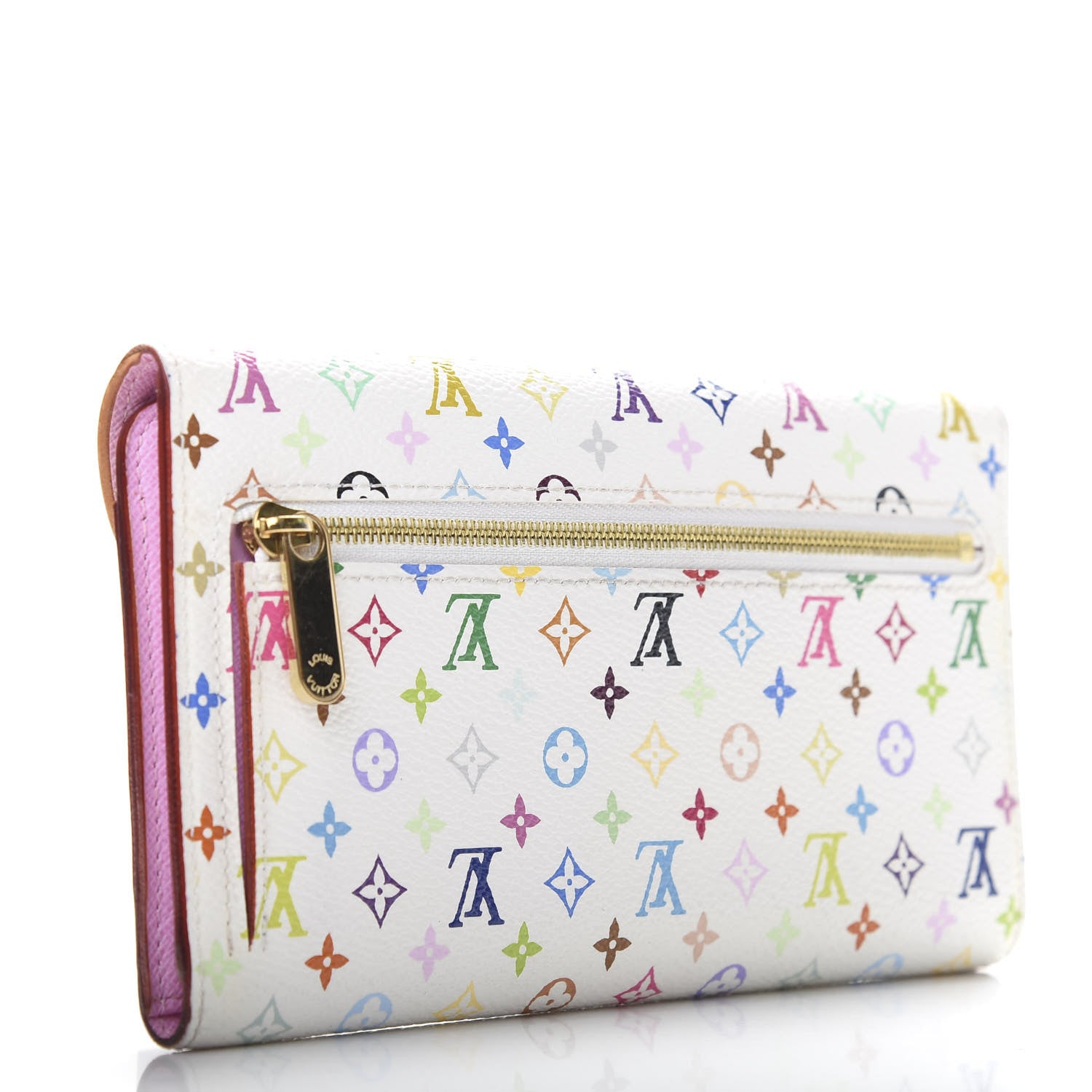 Louis Vuitton Monogram Multicolor Eugenie Wallet White 3 of 6