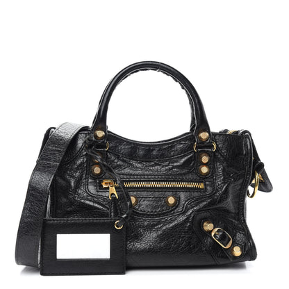 Balenciaga Agneau Giant 12 Gold Hardware Mini City Black 1 of 11